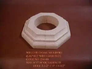 interior column wraps, pole coverings, wood column wraps, wood wrap, interior wood paneling, timber panel, wood panel, panel wood, wood panel, pole/column/post cover and decoration, wood molding for pole decoration - Solid MDF Molding for pole decoration, Red Oak wood molding for Pole and Column decoration