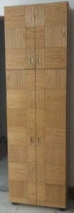 furniture covered by designed v-grooved wood panel board, interior wood paneling, timber panel, wall panel, wood panel, panel wood, wood panel wall for wall and furniture decoration, wood panel on furniture, Flexible Wood Board