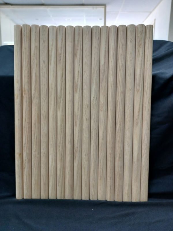 Pole wraps - Half-Round Wood Panel - wall, pole decor